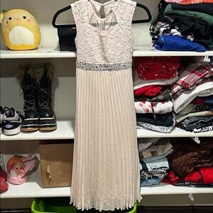 Speechless Kids Cream Lace Dress